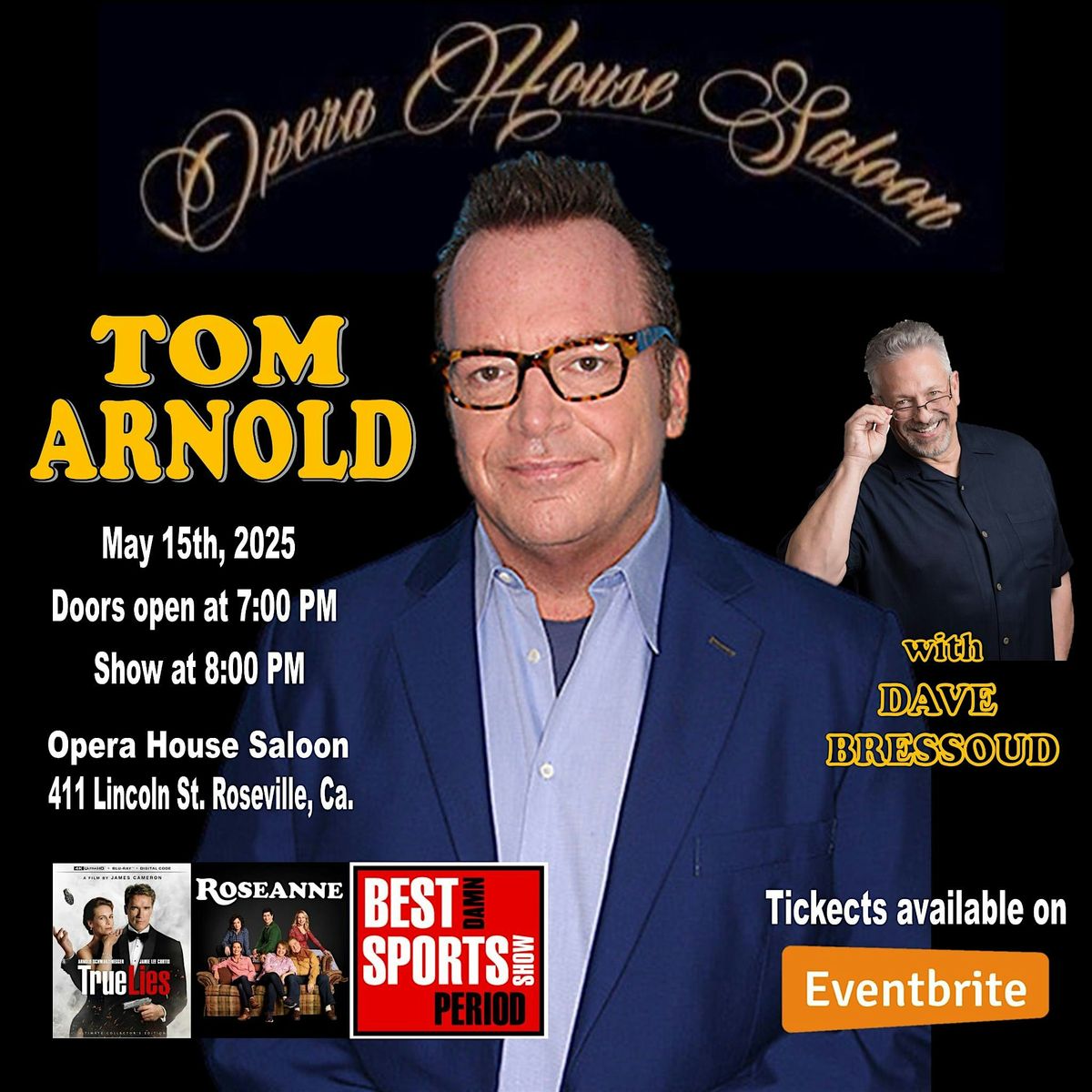 Tom Arnold: A Night of Comedy, 15 May | Event in Roseville | AllEvents