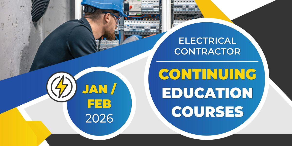 Electrical Contractor Training - Fargo, Jan. 6, 6 January | Event in Fargo | AllEvents