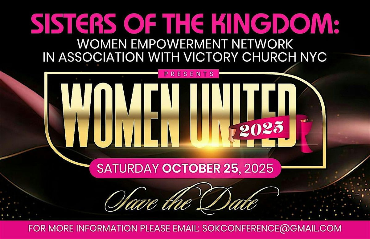 SISTERS OF THE KINGDOM: WOMEN EMPOWERMENT NETWORK IN ASSOCIATION WITH VCNYC, 25 October | Event in The Bronx
