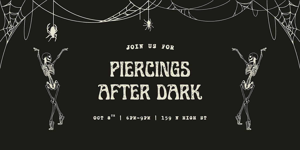 PIERCINGS AFTER DARK, 8 October | Event in Gahanna | AllEvents