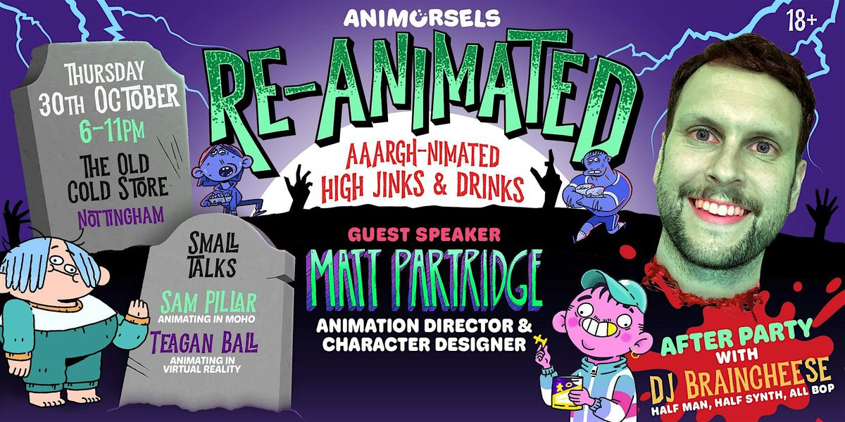 Animorsels - Re-Animated, 30 October | Event in Nottingham | AllEvents