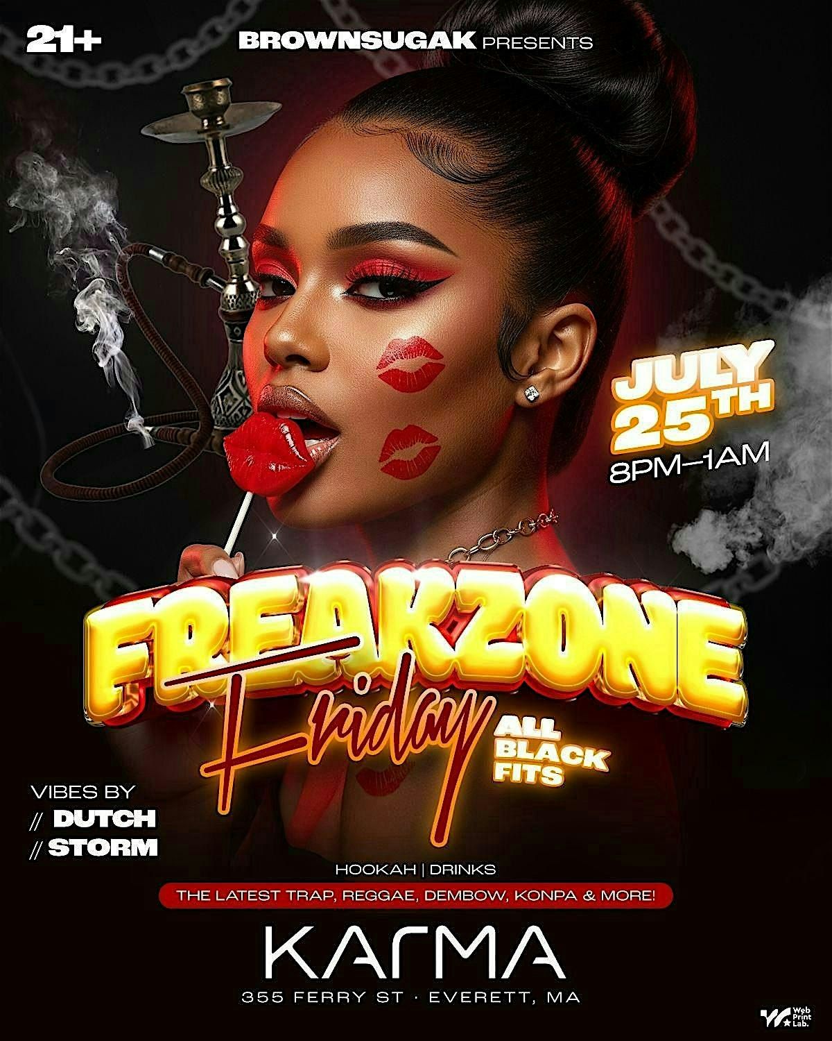 FREAKZONE Friday - ALL BLACK FITS, 25 July | Event in Everett | AllEvents