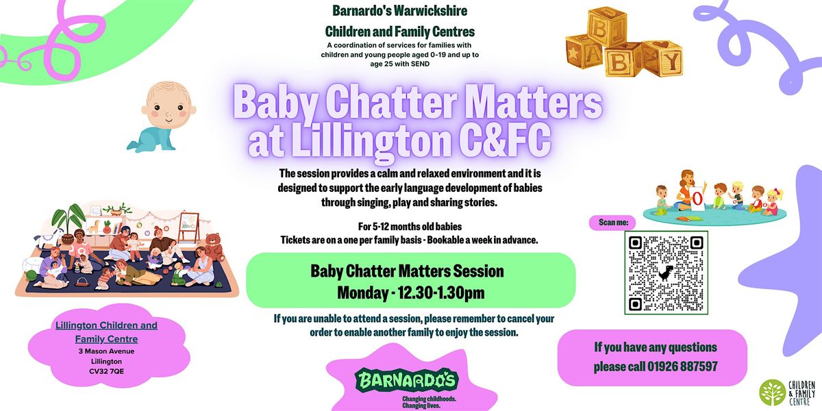 Baby  Chatter Matters - Lillington C&FC - Monday, 1 December | Event in Royal Leamington Spa | AllEvents