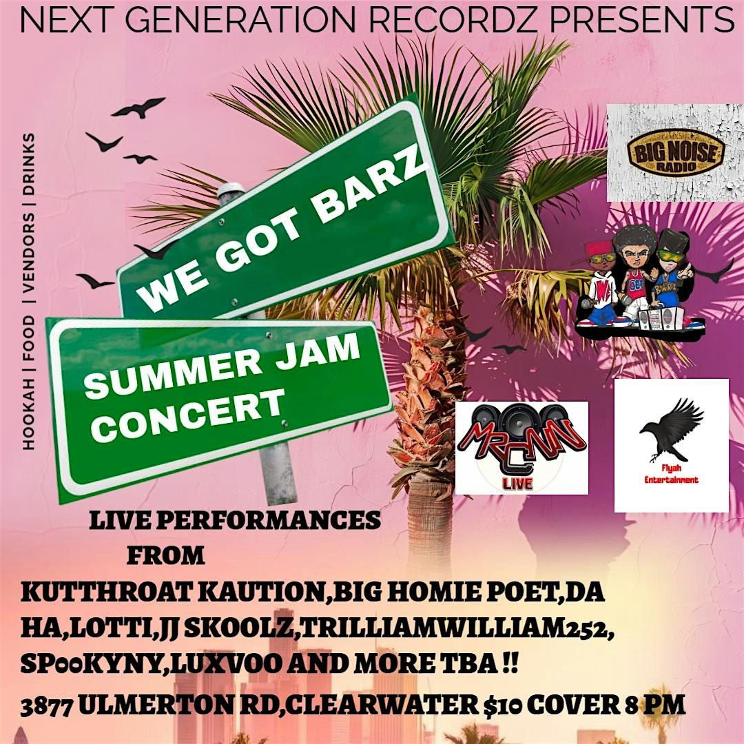 WE GOT BARZ PERFORMANCE REGISTRATION, 9 August | Event in Clearwater | AllEvents