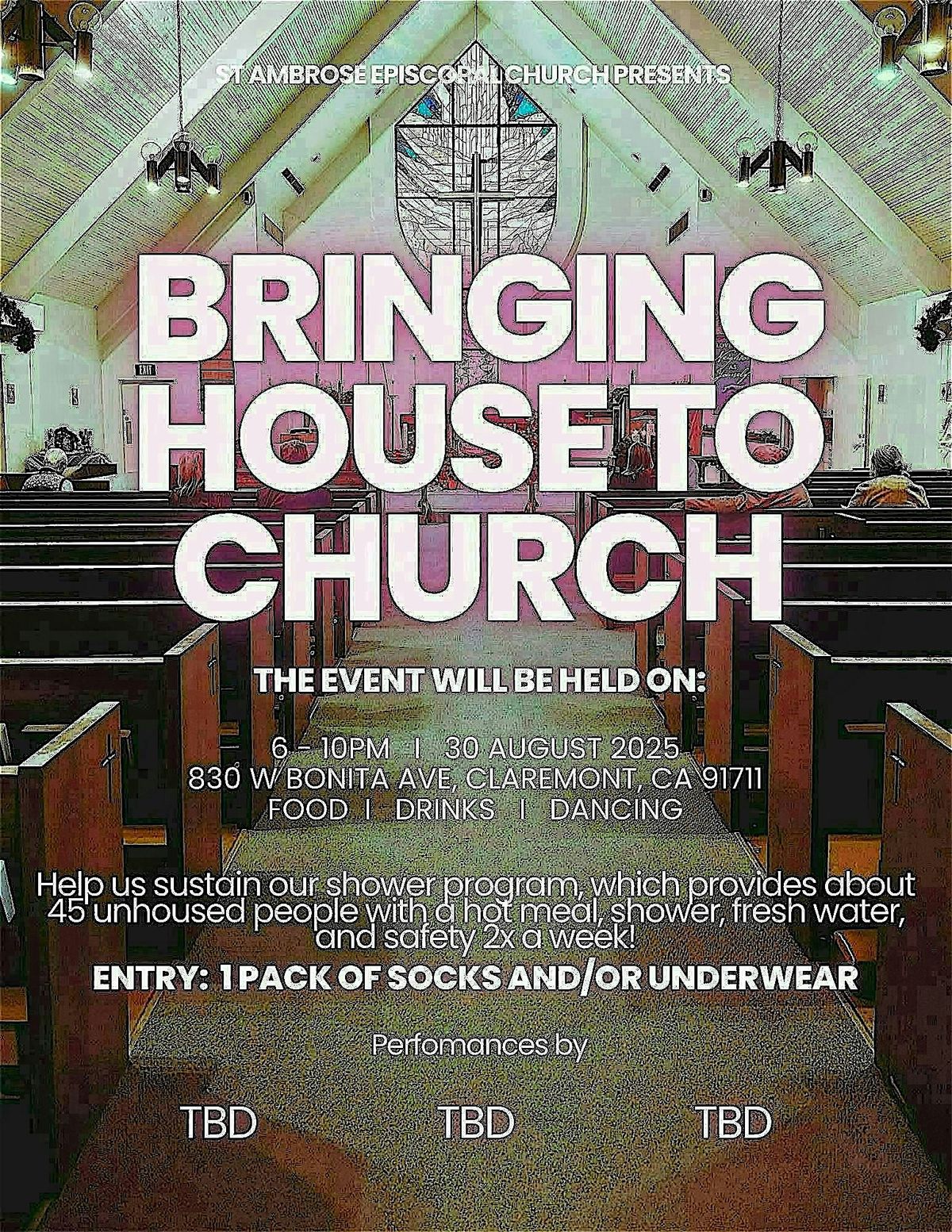 BRINGING HOUSE TO CHURCH | Event in Claremont | AllEvents
