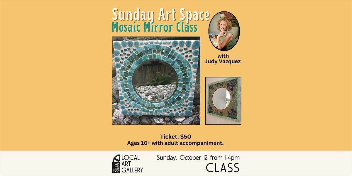 Mosaic Mirror Class with Judy Vazquez, 12 October | Event in Amherst | AllEvents