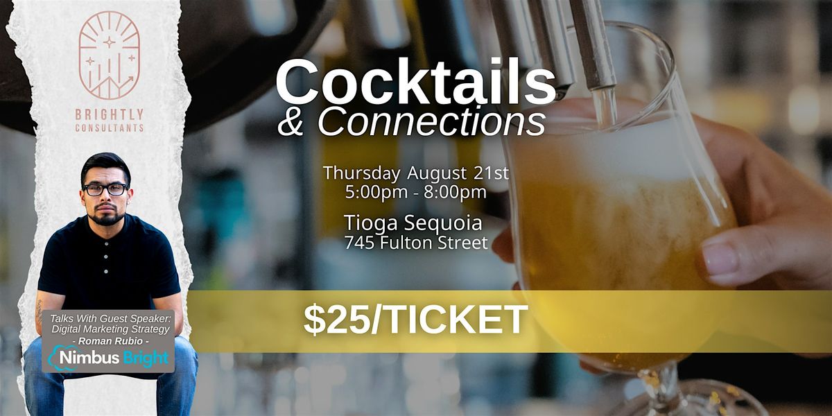 Cocktails & Connections - Nimbus Bright Marketing Discussion, 21 August | Event in Fresno | AllEvents