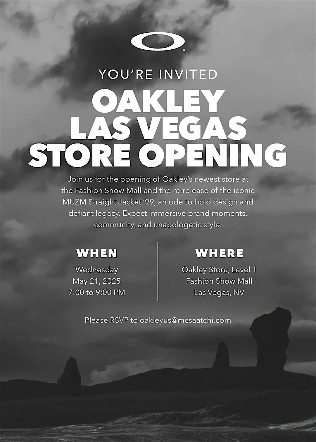 Oakley Las Vegas Store Opening, 21 May | Event in Las Vegas | AllEvents