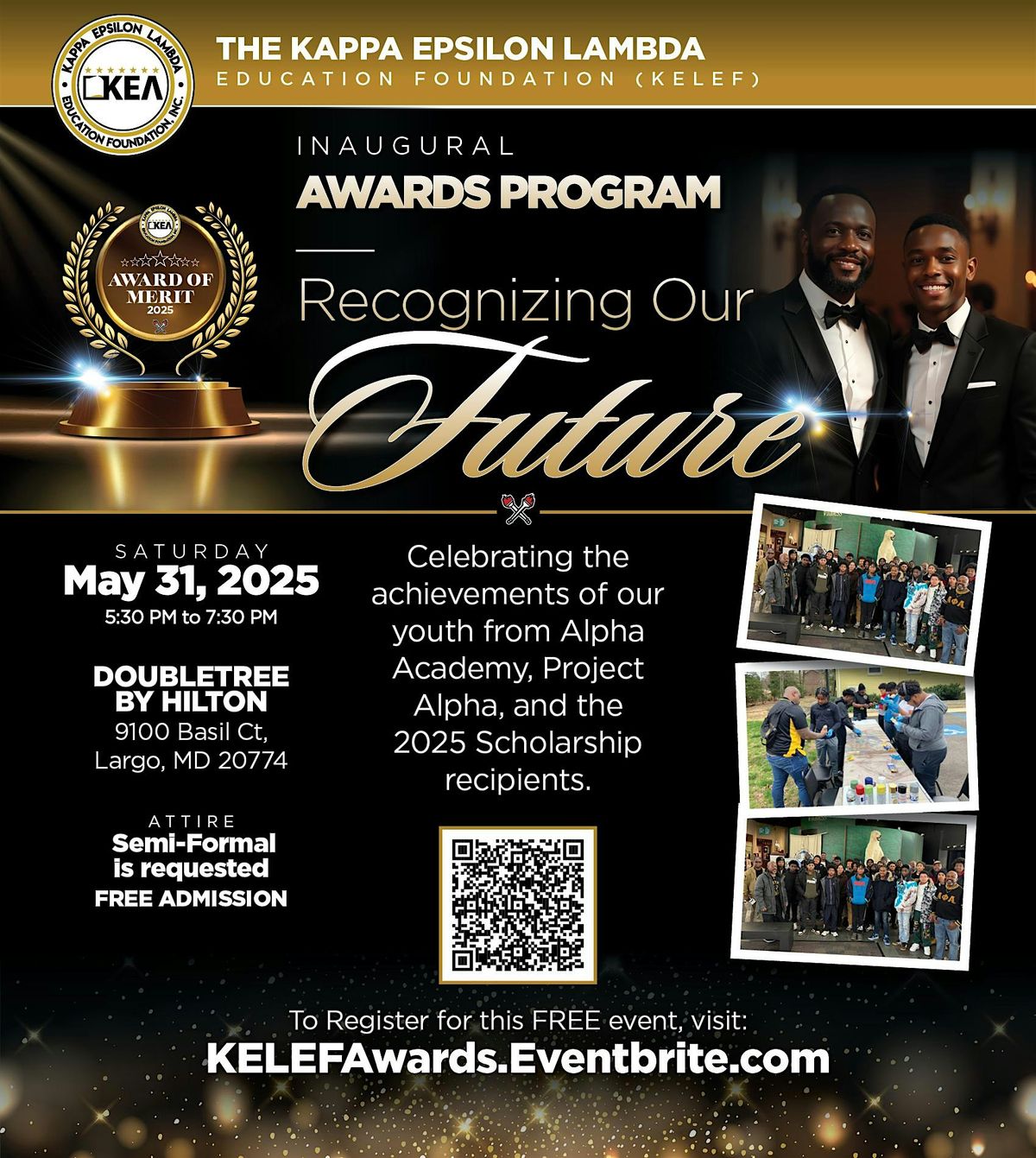 KELEF Inaugural Awards Program: "Recognizing Our Future", 31 May | Event in Largo | AllEvents