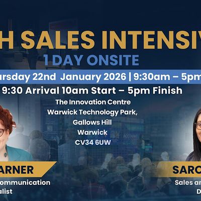 TECH SALES INTENSIVE - 1 DAY ONSITE