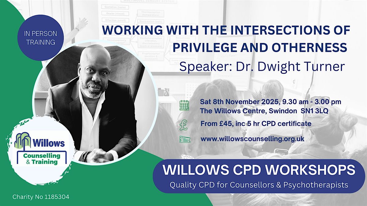 Working with the Intersections of Privilege and Otherness, 8 November | Event in Swindon | AllEvents