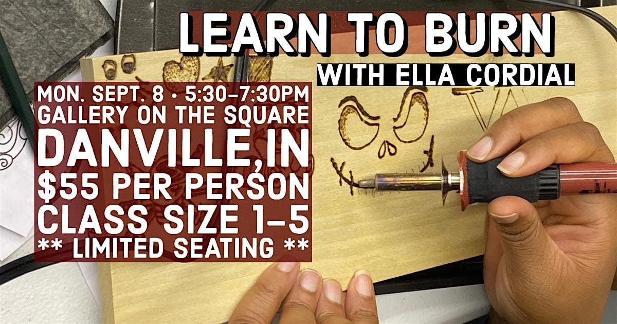 Beginners Woodburning class, 8 September | Event in Danville | AllEvents