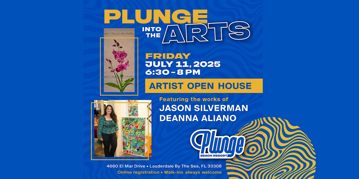 Plunge into the Arts with Jason Silverman and Deanna Aliano, 11 July | Event in Lauderdale-by-the-Sea | AllEvents