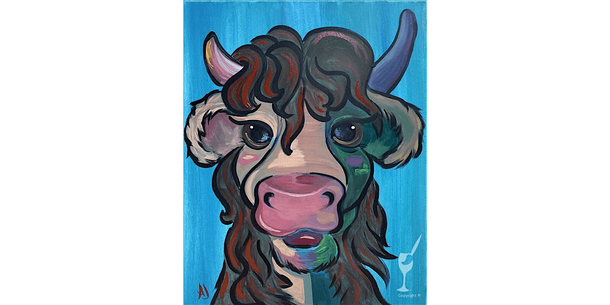 Majestic Cow - Paint and Sip in Houston | Classpop!™, 27 August | Event in Pasadena | AllEvents