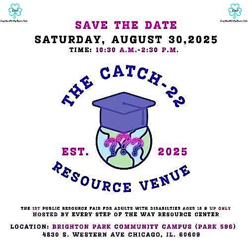 The Catch- 22 Resource Venue, 30 August | Event in Chicago | AllEvents
