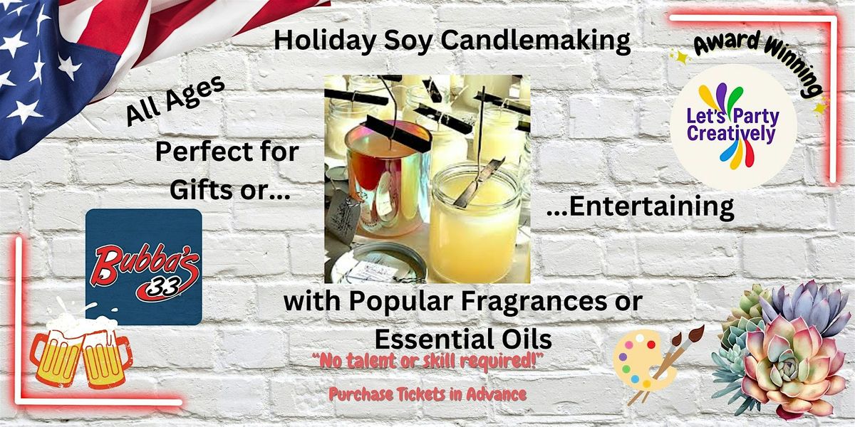 Holiday Candlemaking Workshop, 23 November | Event in Roanoke | AllEvents