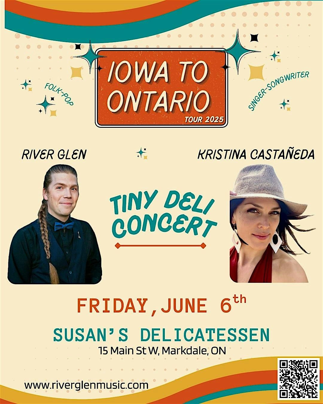 River Glen & Kristina Castañeda LIVE in Markdale June 6th | Event in Markdale | AllEvents