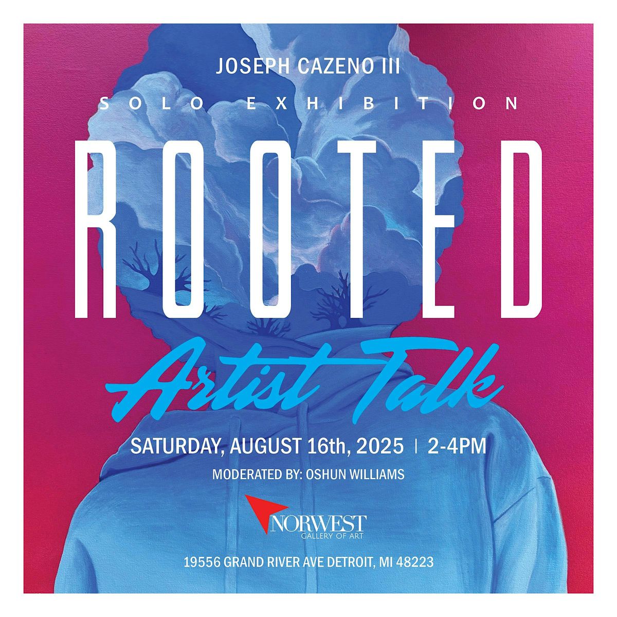 Rooted Artist Talk w/ Joe Cazeno III, 16 August | Event in Detroit | AllEvents