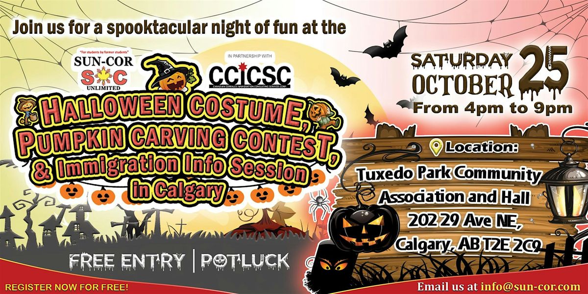 Halloween Costume and Pumpkin Carving Contest, 25 October | Event in Calgary | AllEvents