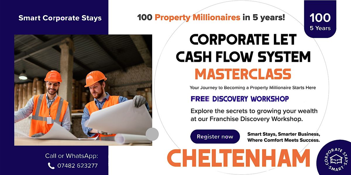 7-Figure  Corporate Let Cashflow System - Discovery Workshop -Cheltenham, 9 October | Event in Cheltenham
