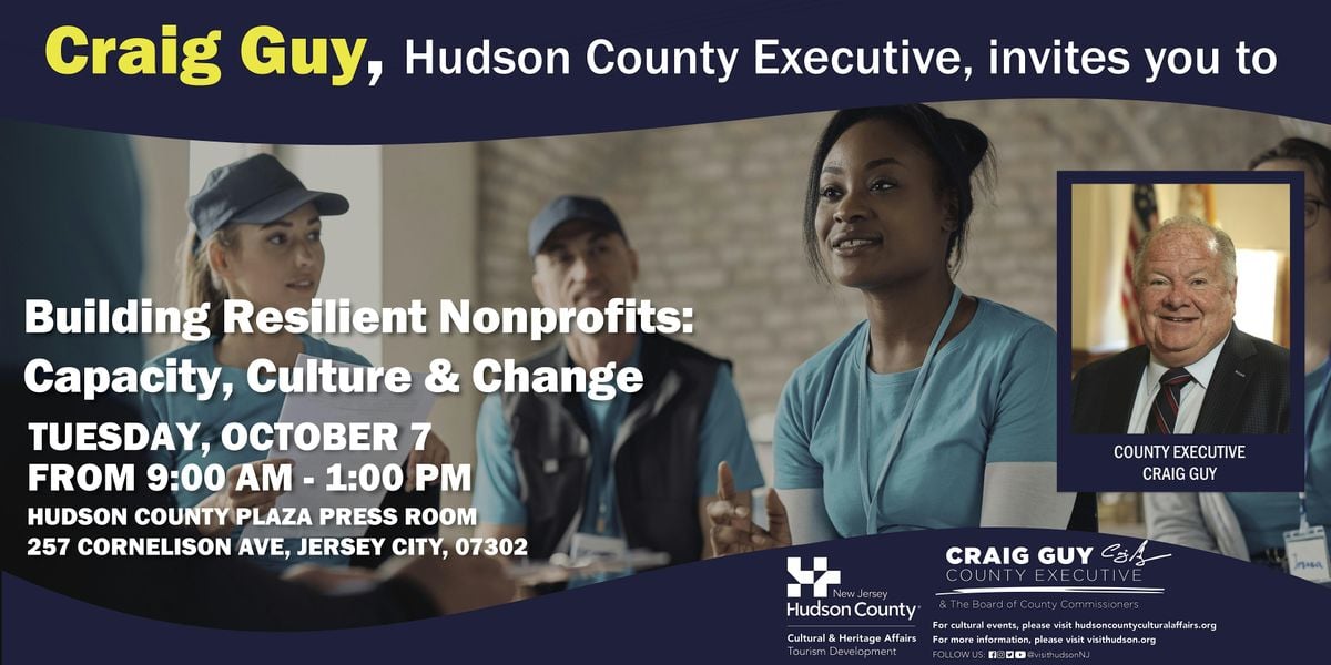 Building Resilient Nonprofits: Capacity, Culture & Change, 7 October | Event in Jersey City | AllEvents