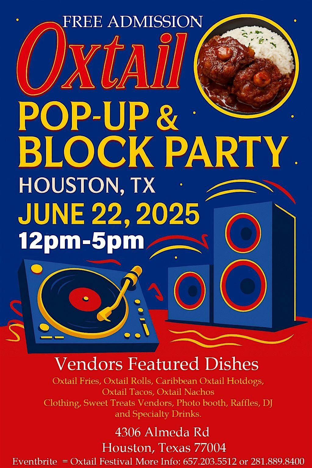 Oxtail Festival, 22 June | Event in Houston | AllEvents