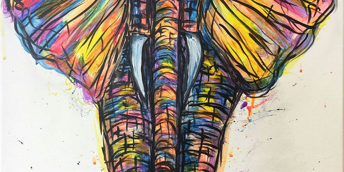 Eclectic Elephant - Paint and Sip by Classpop!™ | Event in San Bruno | AllEvents