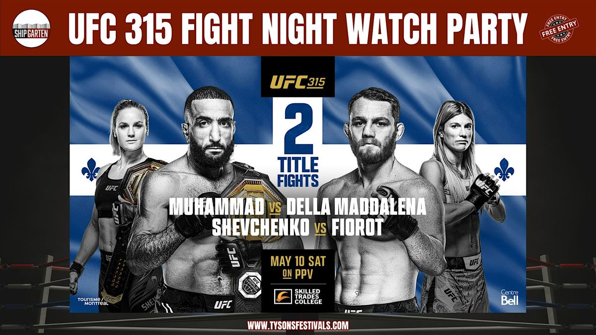 UFC 315: Muhammad vs. Della Maddalena | Event in Mclean | AllEvents