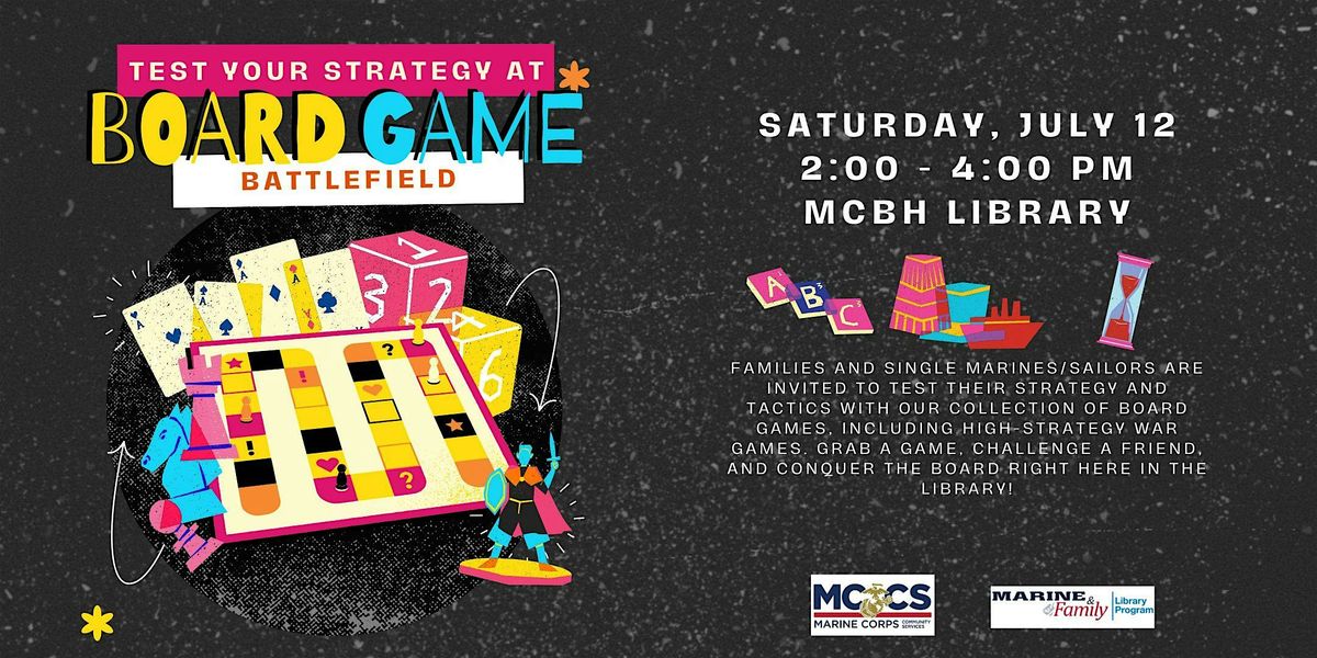 Board Game Battlefield, 12 July | Event in Kaneohe Bay | AllEvents