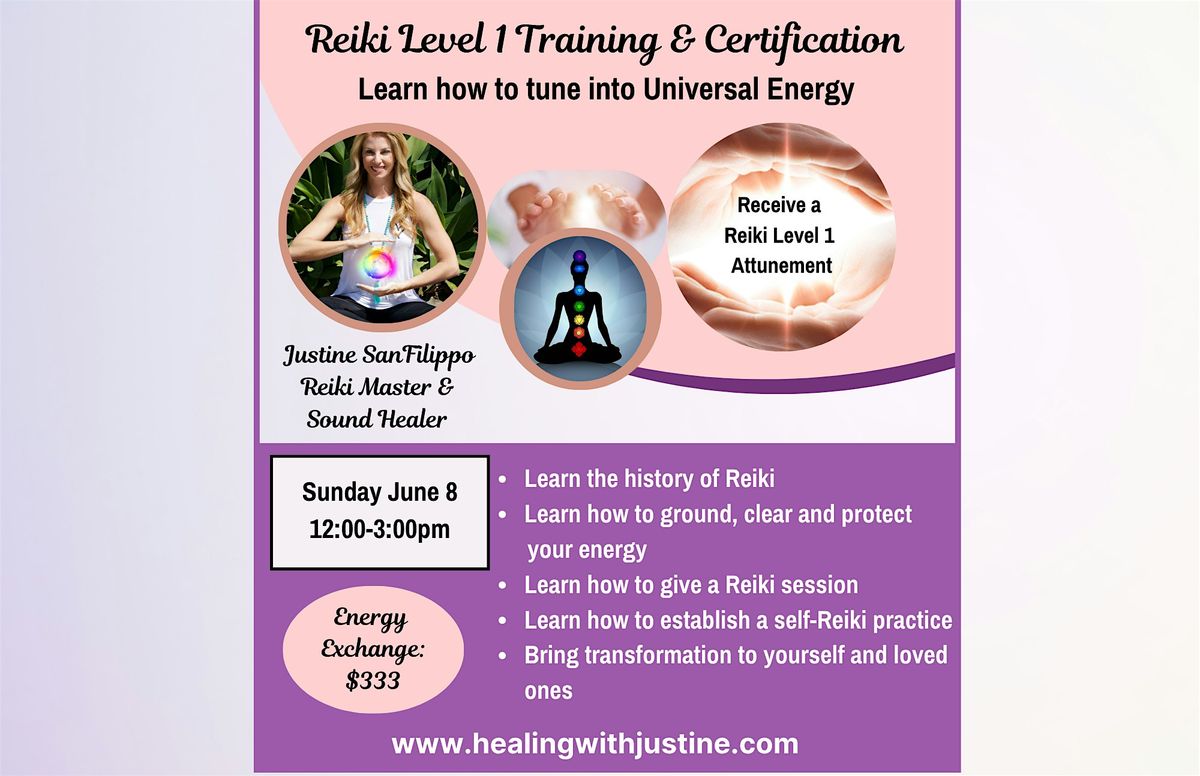 Reiki Energy Healing Level 1 Certification and Training, 8 June | Event in Naples | AllEvents