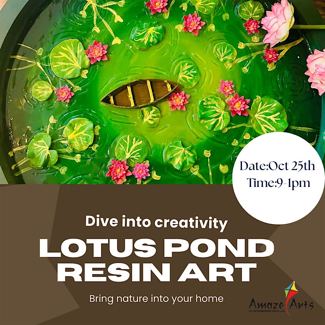 Lotus Pond Resin Workshop, 25 October | Event in Surrey | AllEvents