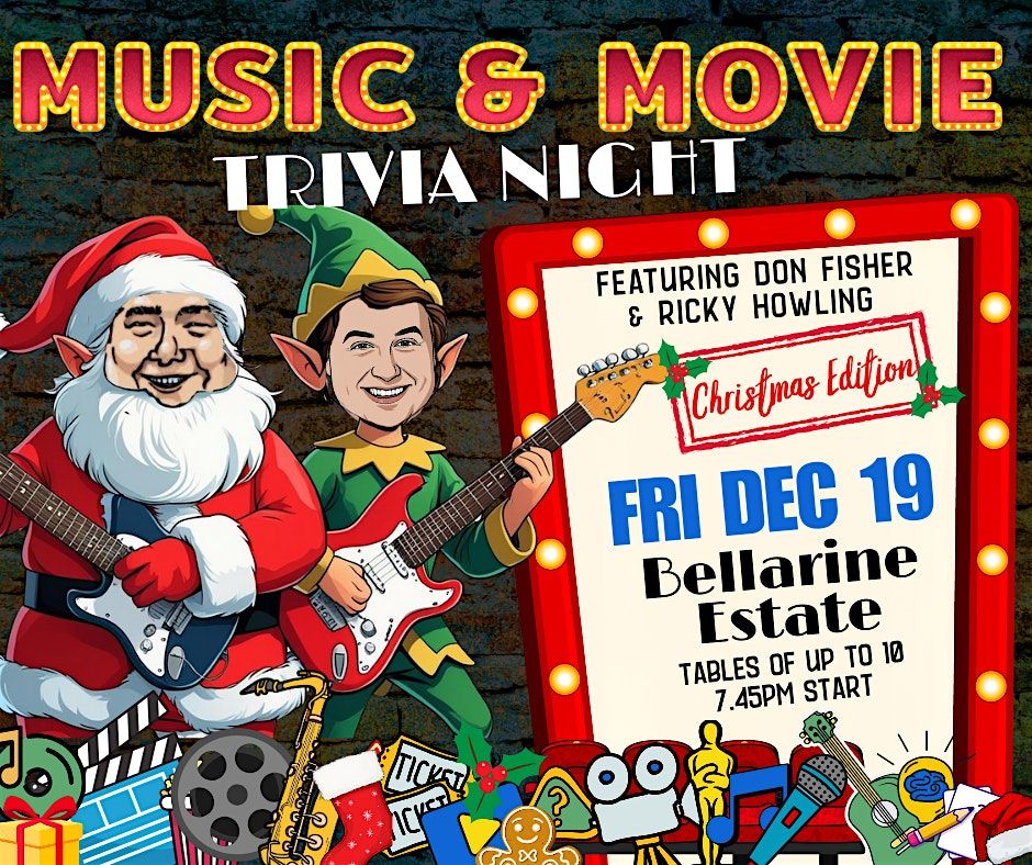 Musical Trivia Christmas special, 19 December | Event in Bellarine | AllEvents