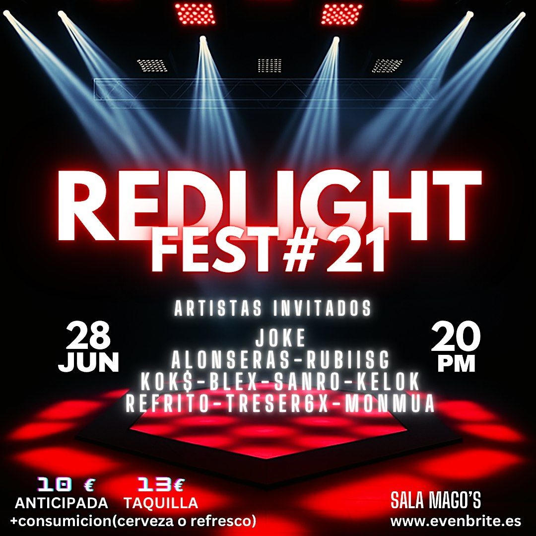 REDLIGHTFEST·21, 28 June | Event in Fuenlabrada | AllEvents