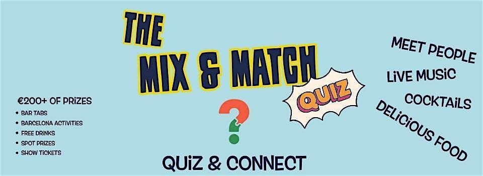 The Mix & Match Quiz, 27 September | Event in Barcelona | AllEvents