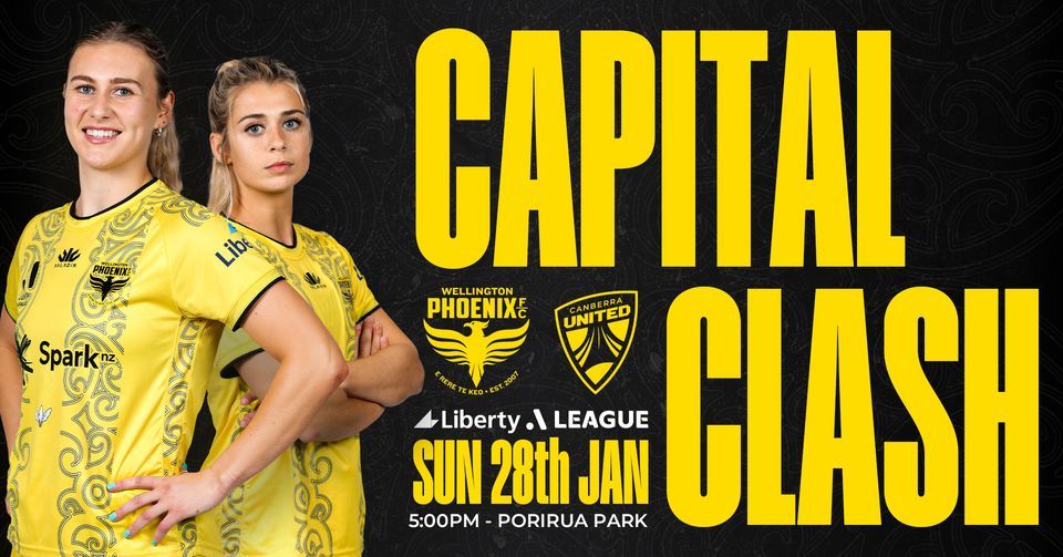Capital Clash Phoenix Women vs Canberra United, Porirua Park, 28