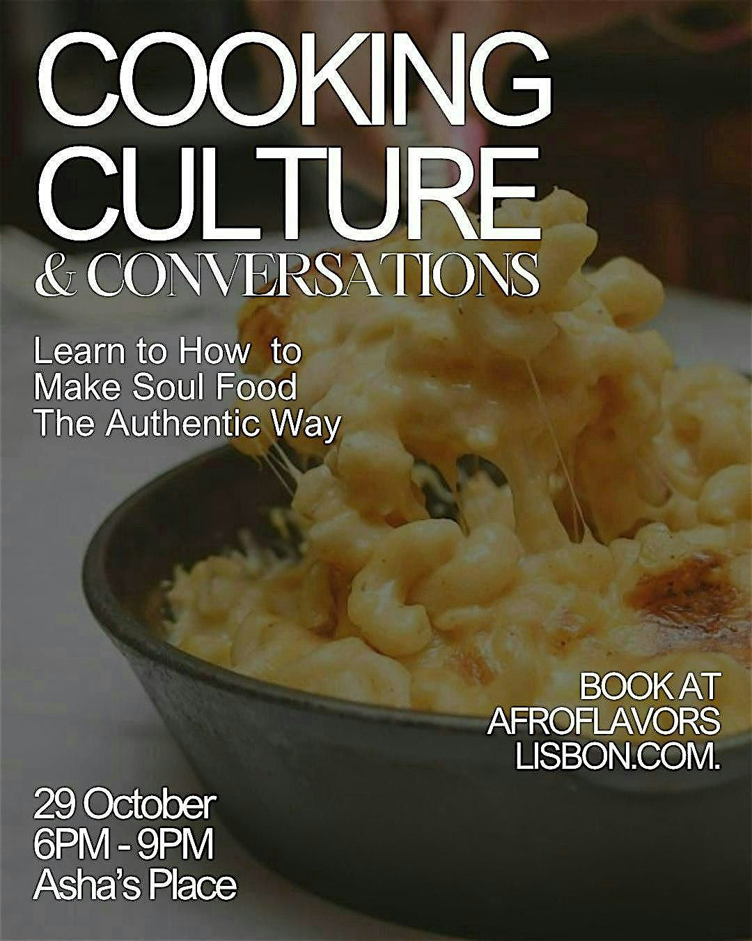 Cooking, Culture, & Conversations, 29 October | Event in Lisboa | AllEvents
