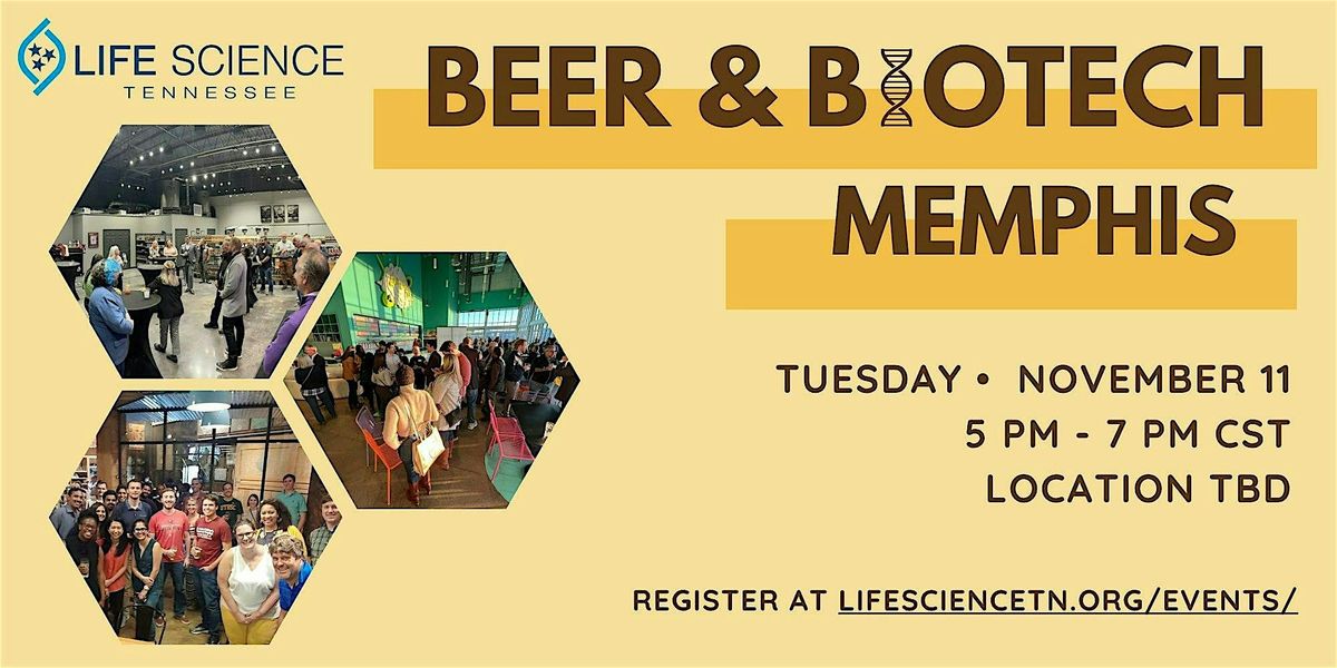 Beer & Biotech: Memphis, 11 November | Event in Memphis | AllEvents