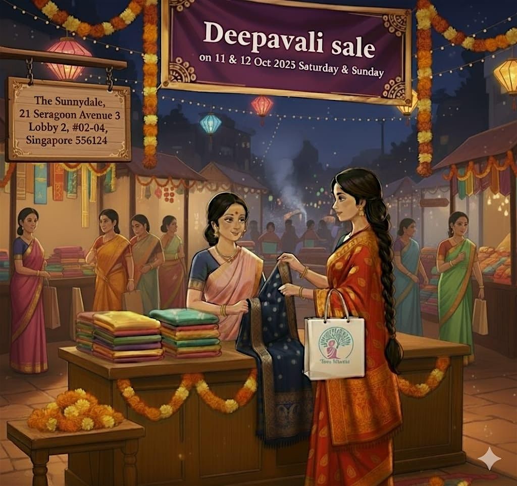Taru Weaves Deepavali Sale 11th and 12th October 2025 Saturday & Sunday, 11 October | Event in Singapore