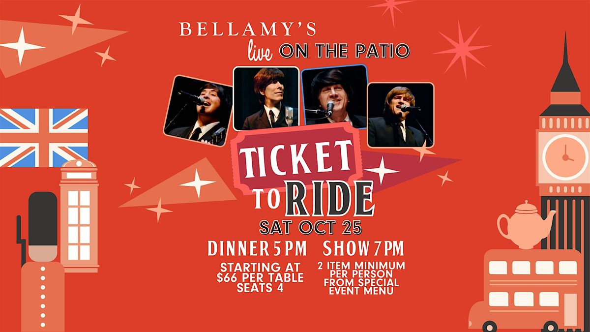 Ticket to Ride: A Tribute to the Beatles, 22 October | Event in Escondido | AllEvents