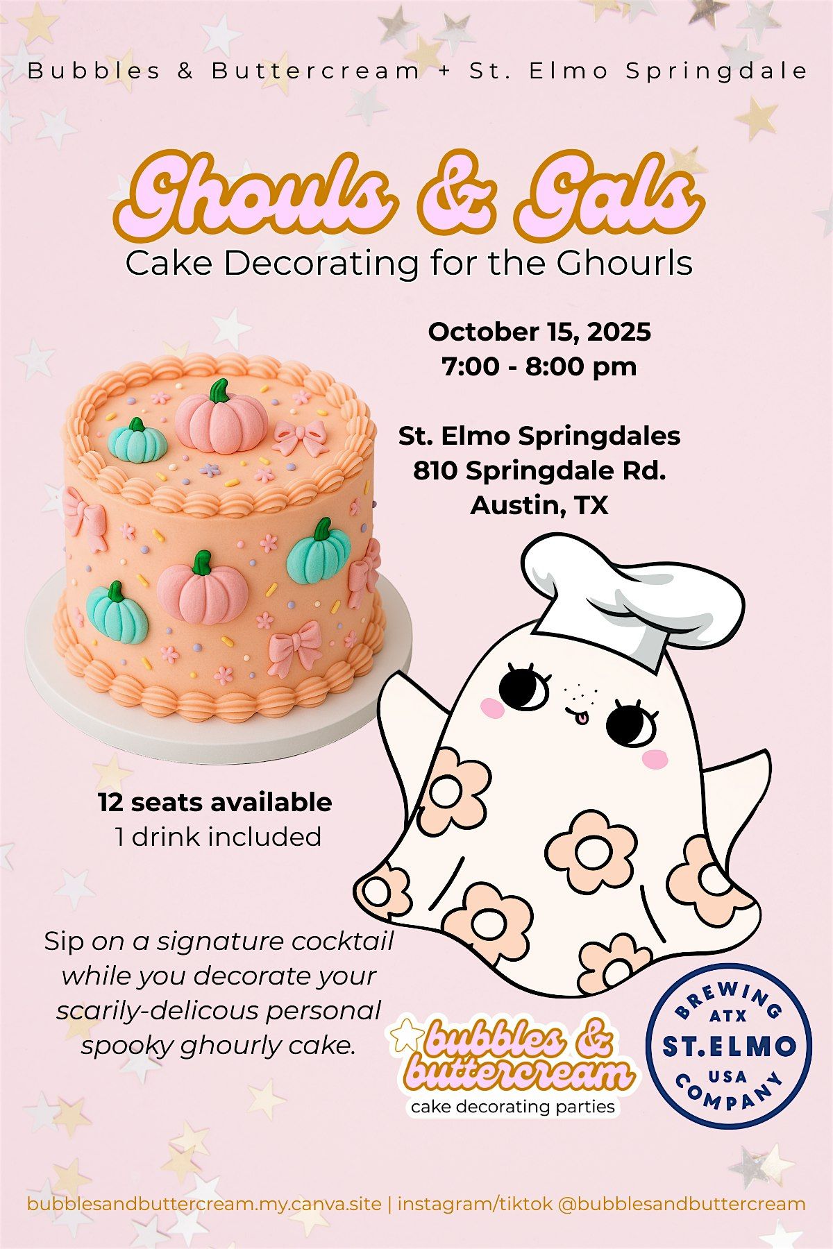 Ghouls & Gals Cake Decorating Workshop, 15 October | Event in Austin | AllEvents