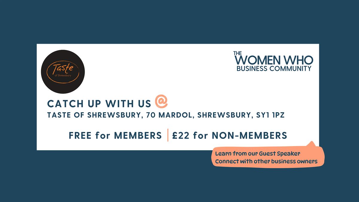 SHREWSBURY - Networking with The Women Who Business Community | Event in Shrewsbury | AllEvents