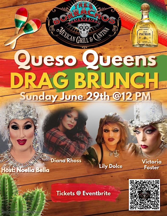 Lipgloss & Lashes Drag Brunch presents Queso Queens!, 29 June | Event in Newport News | AllEvents