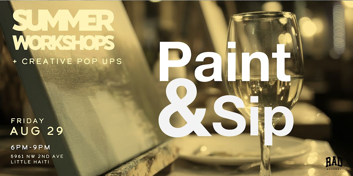 Paint & Sip, 29 August | Event in Miami | AllEvents