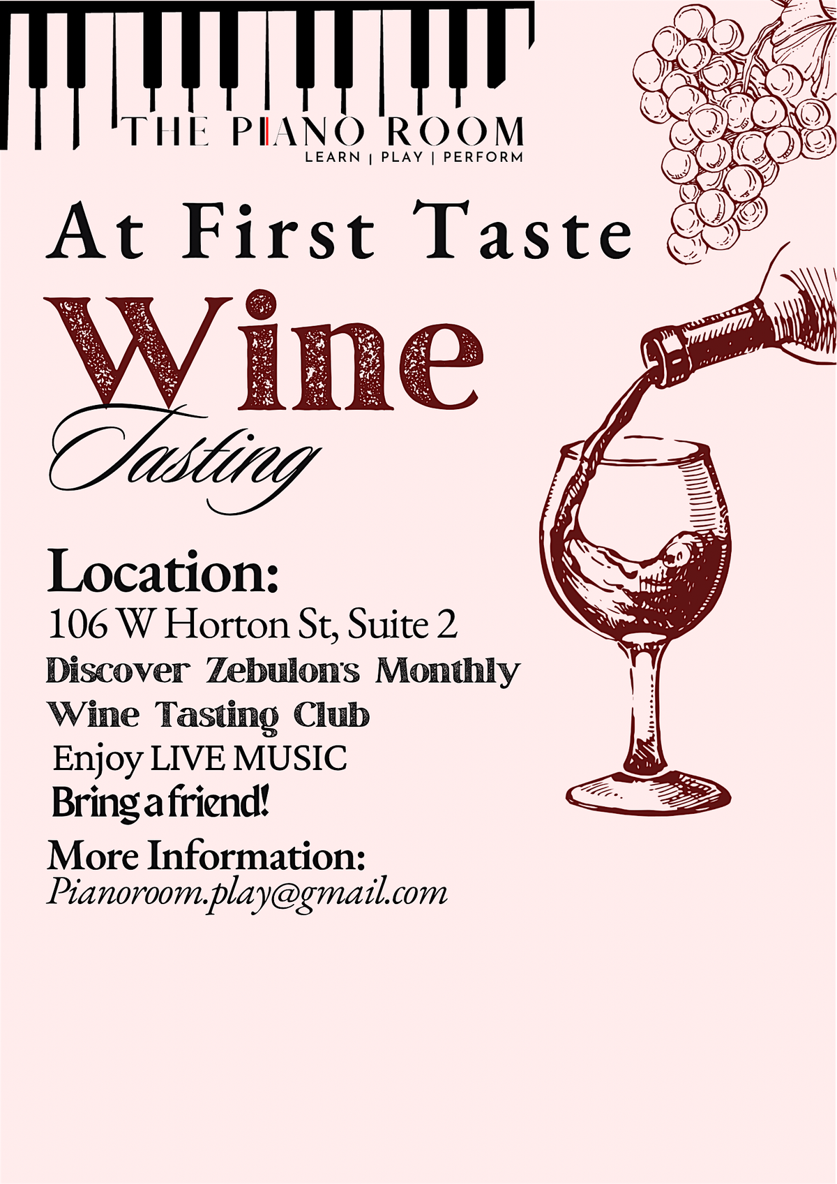 At First Taste | Wine Tasting, 10 September | Event in Zebulon | AllEvents