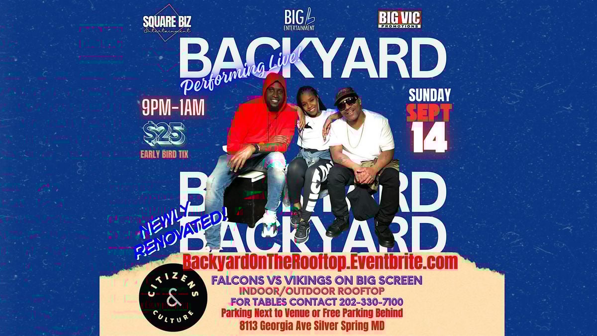 Back on the Rooftop - Backyard Band Live, 14 September | Event in Silver Spring | AllEvents
