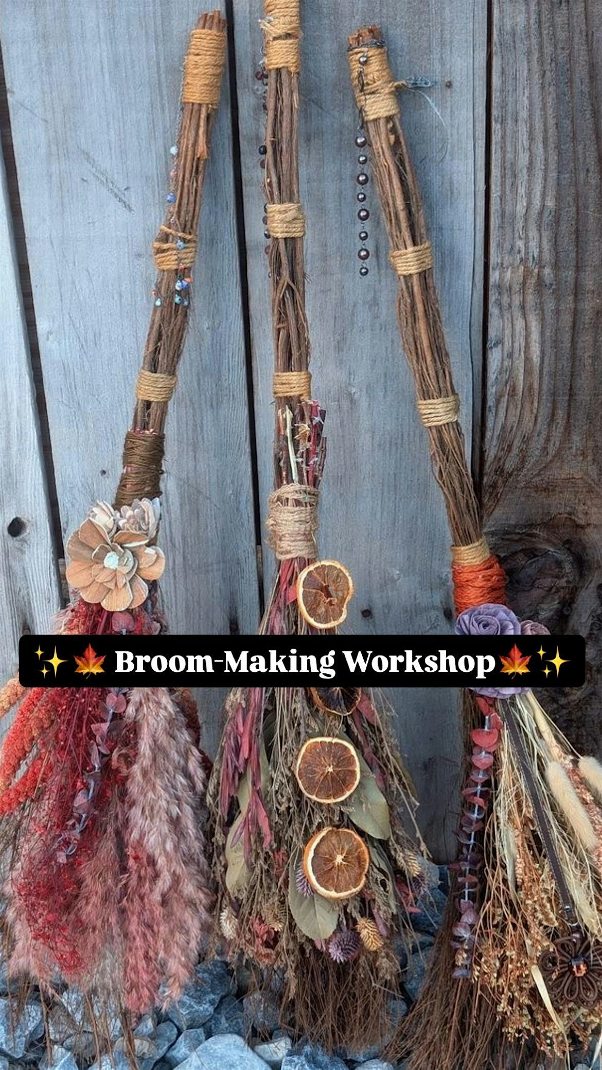 Witchy broom making workshop, 1 November | Event in Ridgefield | AllEvents