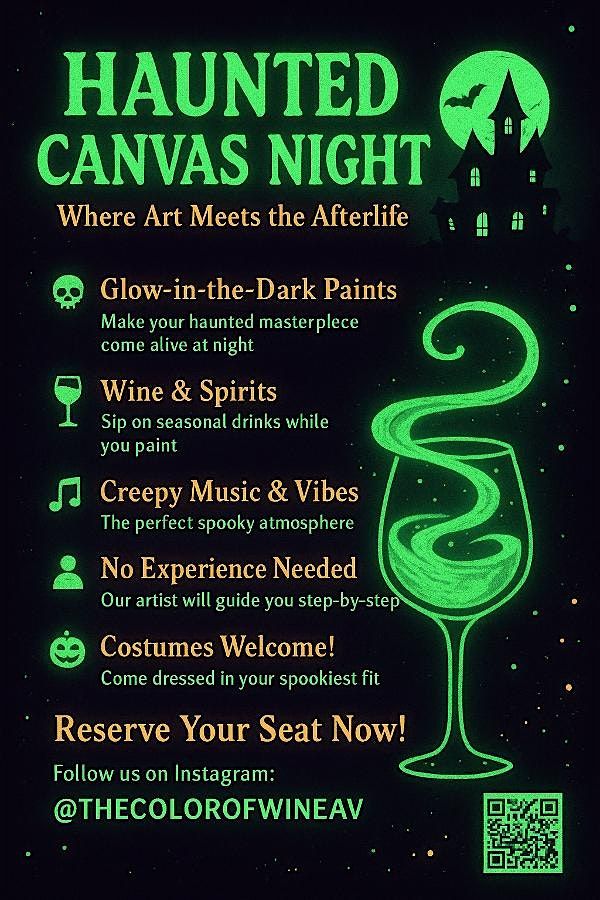 Haunted Canvas Night, 25 October | Event in Lancaster | AllEvents
