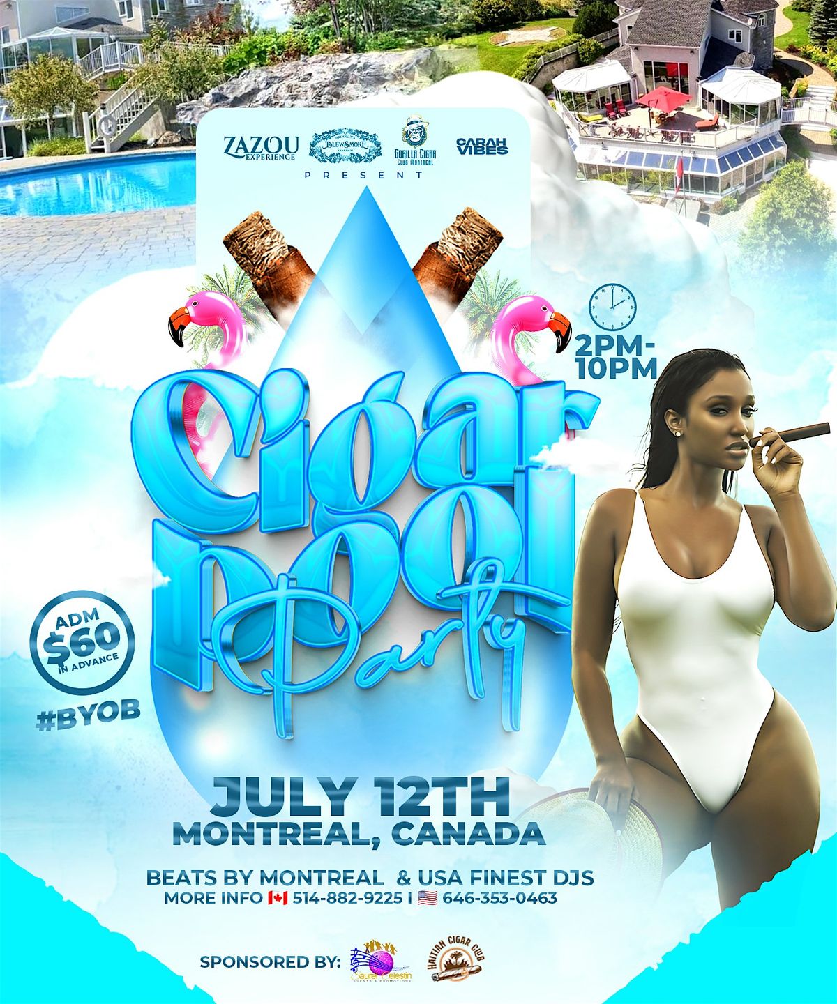 Mansion Cigar Pool Party #BYOB, 12 July | Event in Lac-Simon | AllEvents