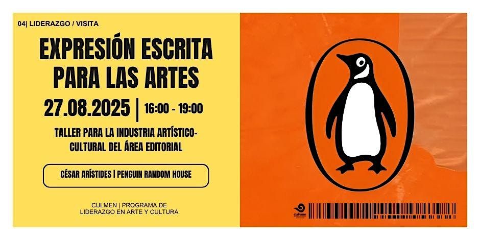 CULMEN | Taller: Expresión Escrita para las Artes, 27 August | Event in Ciudad de México | AllEvents