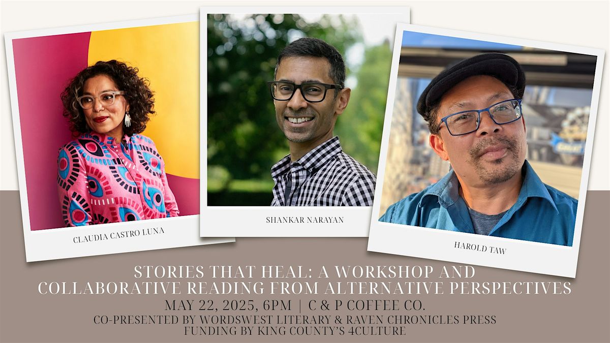 Stories that Heal: A Writing Workshop and Collaborative Reading, 22 May | Event in Seattle | AllEvents
